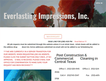 Tablet Screenshot of everlastingimpressioninc.com